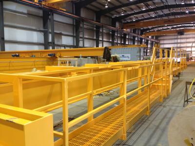 Top-Running Single Box Girder with Walkway